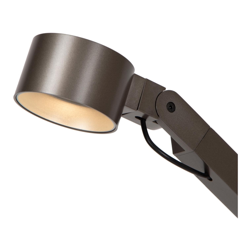 Lucide Premium OGDEN - Desk lamp- LED 3 StepDim - 1x7W 3000K - Grey iron